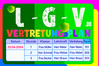Neuer Vertretungsplan ab September 2025